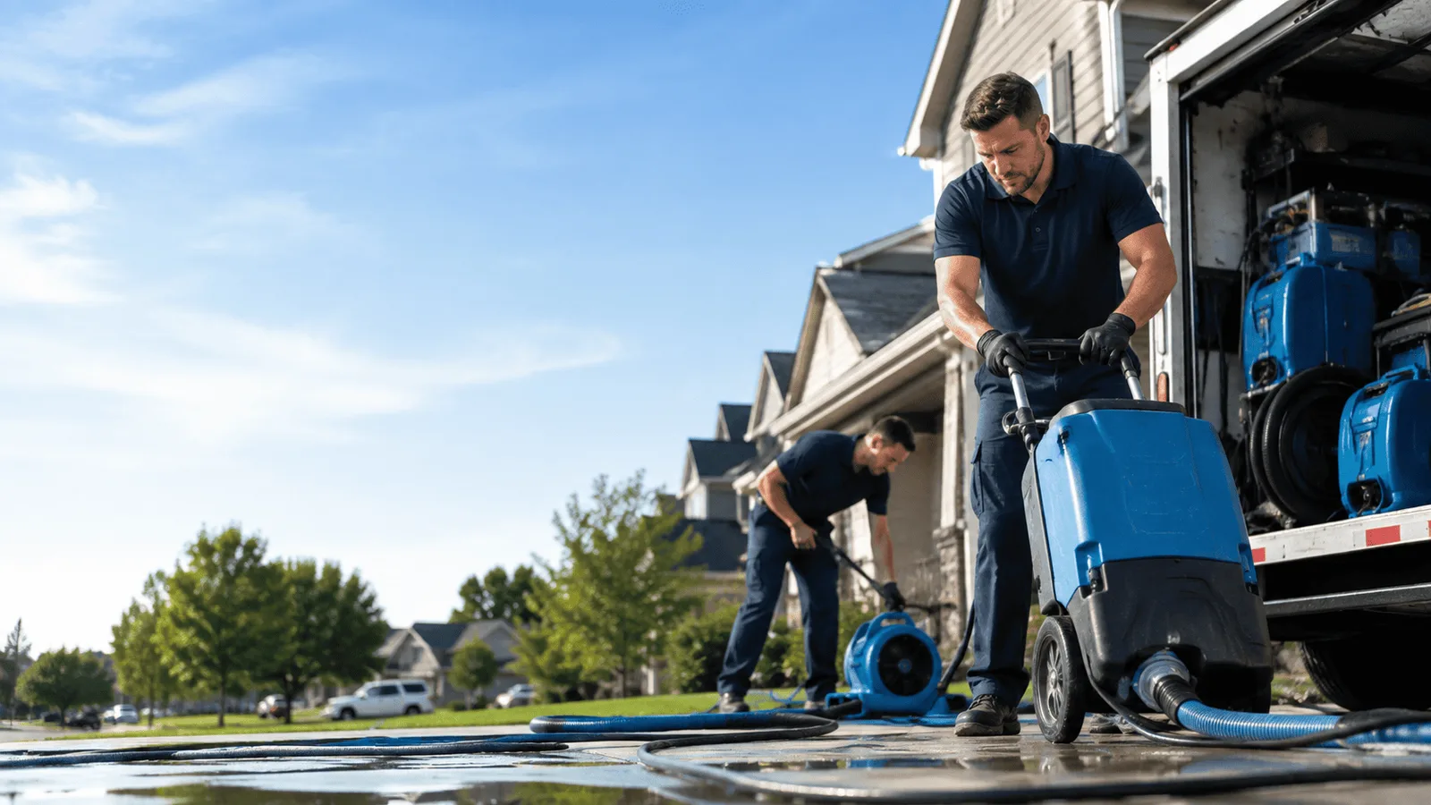 Flood Damage Cleanup being performed in Cook Springs, AL